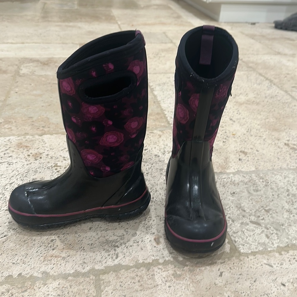 Kids Bogs Classic Watercolor Boots, Size 13